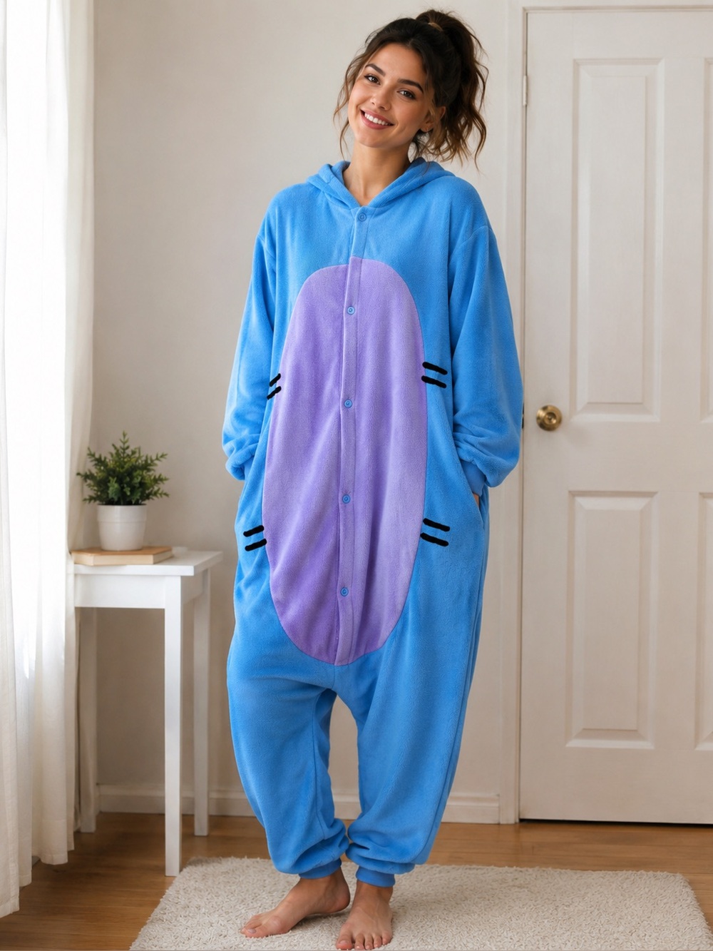 Eeyore Onesie Pajama Costume | Size Medium